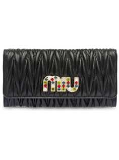 Miu Miu стеганый кошелек