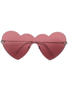 Christopher Kane Eyewear солнцезащитные очки в оправе формы сердце