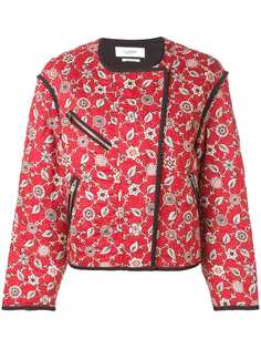 Isabel Marant Étoile куртка-бомбер с цветочным принтом
