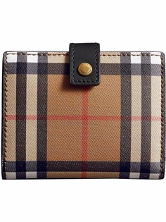 Burberry маленький складной кошелек в винтажную клетку