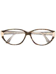 Givenchy Pre-Owned очки в овальной оправе