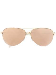 Victoria Beckham классические солнцезащитные очки-авиаторы