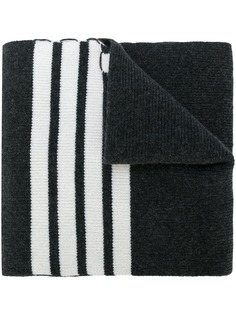 Thom Browne шарф в рубчик с полосками