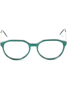 Yves Saint Laurent Pre-Owned очки в оправе с мраморным эффектом