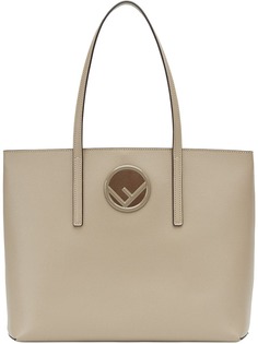 Fendi сумка-шоппер с бляшкой с логотипом