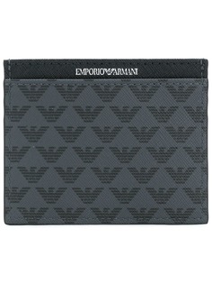 Emporio Armani визитница с логотипом