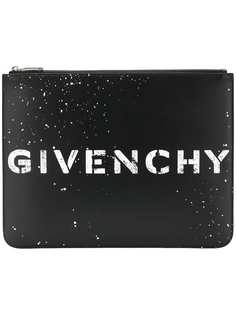 Givenchy большой клатч Stencil на молнии