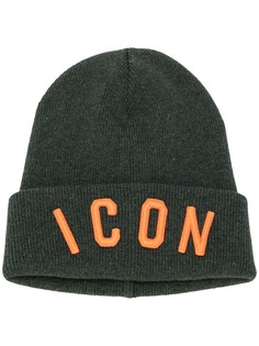 Dsquared2 шапка с вышивкой ICON