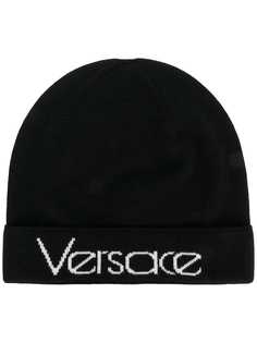 Versace Vintage logo beanie hat