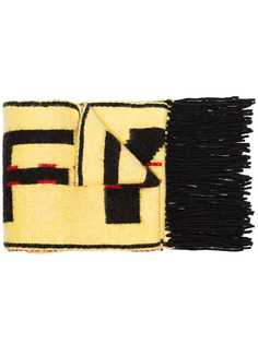 Off-White длинный шарф с логотипом