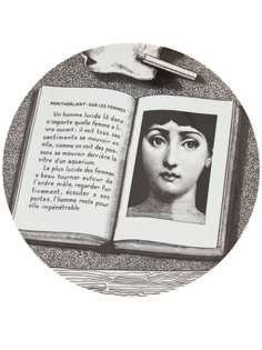 Fornasetti тарелка с принтом