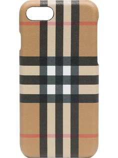 Burberry клетчатый чехол для iPhone 8