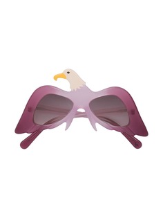 Stella McCartney Kids солнцезащитные очки в оправе в форме орла