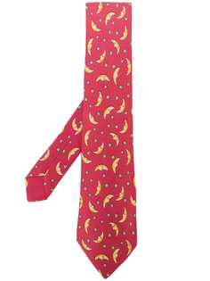 Hermès Pre-Owned галстук с принтом месяцев