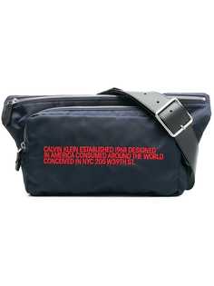 Calvin Klein 205W39nyc поясная сумка с вышивкой