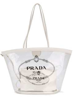 Prada сумка-тоут с логотипом