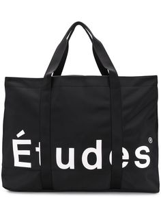 Études сумка-тоут модели "оверсайз" с логотипом