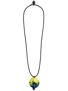 Maria Calderara колье с кулоном с логотипом