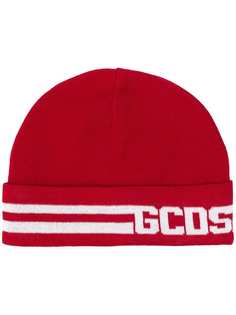 Gcds intarsia logo beanie