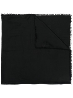 Saint Laurent шарф с бахромой