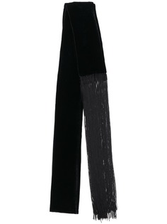 Saint Laurent бархатный шарф