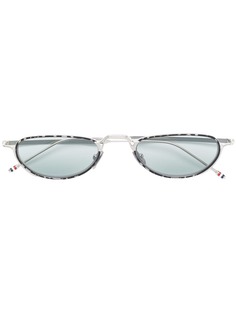 Thom Browne Eyewear затемненные солнцезащитные очки в оправе кошачий глаз