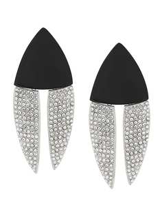 Saint Laurent массивные серьги геометрической формы