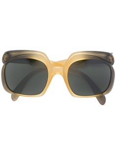 Christian Dior большие солнцезащитные очки деграде pre-owned