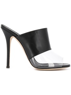 Giuseppe Zanotti босоножки с прозрачной вставкой