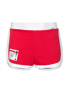 Шорты для девочки из футера со вставками из сетки Nota Bene