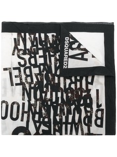 Dsquared2 платок с принтом