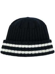 Junya Watanabe шапка с контрастными полосками