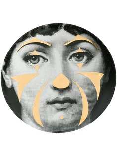 Fornasetti тарелка с принтом