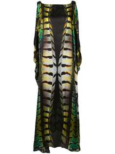 Mona пляжный кафтан-макси