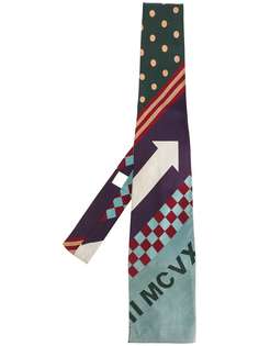 Jean Paul Gaultier Pre-Owned галстук с принтом