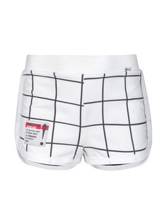 Шорты для девочки из футера со вставками из сетки Nota Bene