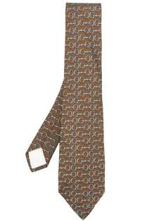 Hermès Pre-Owned галстук с принтом