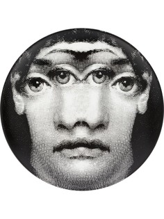 Fornasetti тарелка с принтом