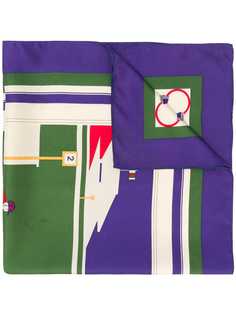 Céline Pre-Owned платок с принтом