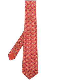 Hermès галстук с принтом pre-owned
