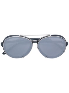 3.1 Phillip Lim солнцезащитные очки с двойным мостом