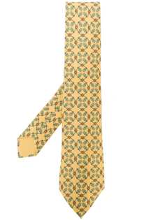 Hermès галстук с геометрическим принтом pre-owned