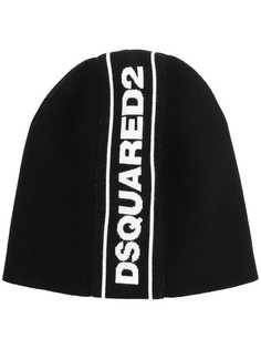 Dsquared2 branded knitted beanie
