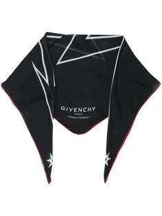 Givenchy шарф с принтом молний