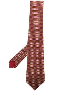 Hermès Pre-Owned галстук с принтом