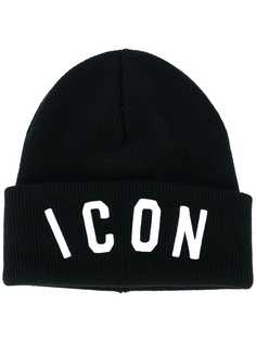 Dsquared2 шапка с надписью Icon