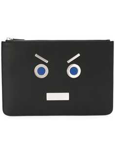 Fendi плоский клатч