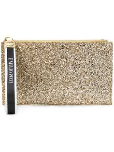 Emilio Pucci клатч с ремешком на запястье и блестками