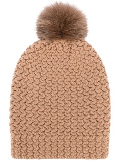 Danielapi cashmere pompom beanie