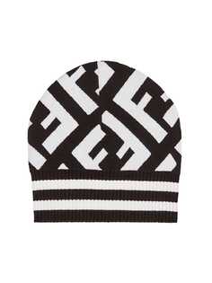 Fendi FF logo beanie